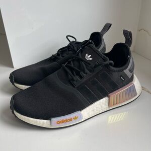 Adidas NMD_R1 W "Black Iridescent" sneaker sz 7.5